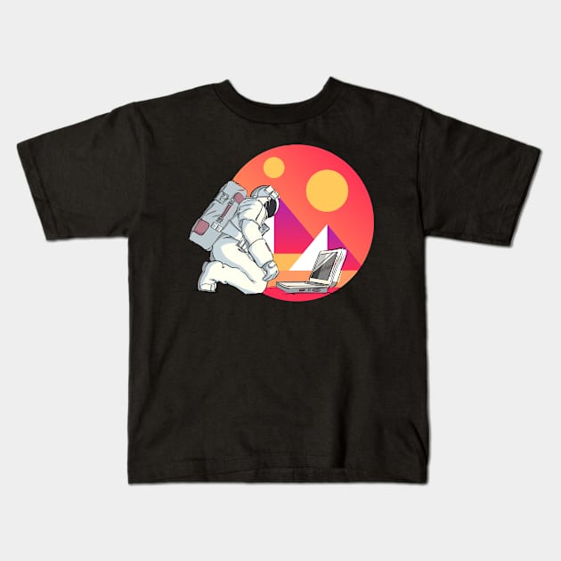 Mana Decentraland coin Crypto coin Crytopcurrency Kids T-Shirt by JayD World